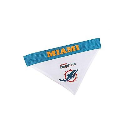 Pets First NFL Reversible Dog & Cat Bandana, Miami Dolphins, Small/Medium