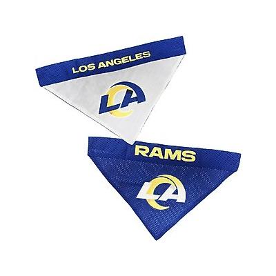 Pets First NFL Reversible Dog & Cat Bandana, Los Angeles Rams, Small/Medium