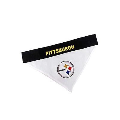 Pets First NFL Reversible Dog & Cat Bandana, Pittsburgh Steelers, Large/X-Large