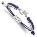 Women's Colorado Rockies Stainless Steel Adjustable Cord Bracelet