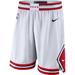 Men's Nike White 2019/20 Chicago Bulls Icon Edition Swingman Shorts