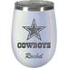 Dallas Cowboys 12oz. Personalized Opal Wine Tumbler