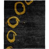 Black 72 W in Rug - Brayden Studio® One-of-a-Kind Palacio Hand-Knotted Traditional Style 6' x 9' Wool Area Rug Wool | Wayfair