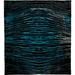 Black/Green 72 W in Rug - Brayden Studio® One-of-a-Kind Keesha Hand-Knotted Traditional Style Blue 6' x 9' Area Rug Silk/Wool | Wayfair