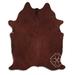 Brown 72 x 0.25 in Area Rug - Loon Peak® Natural Hair Handmade Cowhide Area Rug Cowhide | 72 W x 0.25 D in | Wayfair