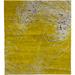 Brown/Yellow 60 W in Rug - Brayden Studio® One-of-a-Kind Omara Hand-Knotted Traditional Style Yellow 5' x 8' Area Rug Silk/Wool | Wayfair