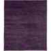 Black/Indigo 72 W in Rug - Brayden Studio® One-of-a-Kind Elliana Hand-Knotted Traditional Style Purple 6' x 9' Area Rug Silk/Wool | Wayfair