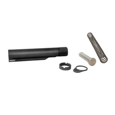 Geissele Premium Mil-Spec Buffer Tube Assembly With Super 42 H37075-T6 AR-15/M4 Black 08-163B-H3