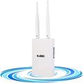 KUWFI Router 4G SIM, 4G LTE router 150 Mbps WiFi 300 Mbps, Outdoor 4g Router Portable WiFi coverage with 2 movable antennas, SIM card slot compatible with Cat 4 for surveillance cameras