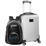 MOJO Silver Carolina Panthers 2-Piece Backpack & Carry-On Set