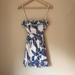 Lilly Pulitzer Dresses | Beach Shell Strapless Dress Lilly Pulitzer | Color: Blue/White | Size: Xs