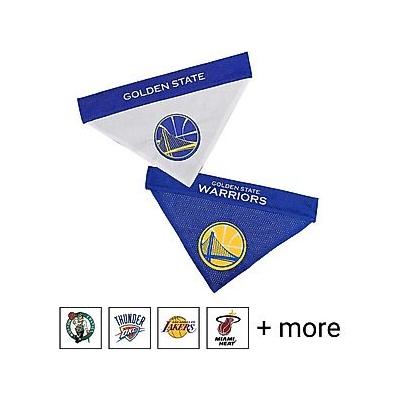 Pets First NBA Reversible Dog & Cat Bandana, Golden State Warriors, Large/X-Large