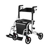 Uniprodo Rollator-Rollstuhl 2-in...