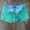 J. Crew Shorts | J Crew 3” Chino Shorts | Size 4 | Teal Mint Green | Color: Blue/Green | Size: 4