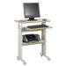 Safco Products Company MUV Adjustable Stand-Up Workstation AV Cart Metal in Gray | 49 H x 29.5 W x 22 D in | Wayfair 1929GR