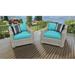 Beachcrest Home™ Baidy Patio Chair w/ Cushions Wicker/Rattan in Gray | 29 H x 40 W x 35 D in | Wayfair 976EA14689BA4F97B8E0B52C6B1A67E9