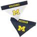 NCAA BIG 10 Reversible Bandana for Dogs, Large/X-Large, Michigan Wolverines, Multi-Color