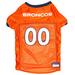 NFL AFC West Mesh Jersey For Dogs, XX-Large, Denver Broncos, Orange