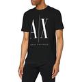 Armani Exchange Men's Logo Icon Tee T-Shirt, Black (Black 1200), X-Large