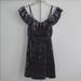 American Eagle Outfitters Dresses | American Eagle Cold Shoulder Velvet Dress | Color: Purple | Size: M