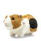 Steiff 73830 Original Soft Dalle Guinea Pig with Squeaker, Toy Approx. 22 cm, Brand Plush Button in The Ear, Cuddly Friend for Babies from Birth, Weiß, Braun, Schwarz