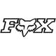 FOX F-Head X TDC 10 autocollant, noir, taille 25 cm