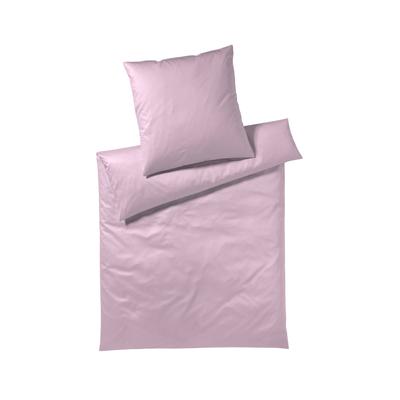 Elegante Mako-Satin Bettwäsche »Solid« Rose 6800-15 Bettwäsche 155x220 cm / 80x80 cm