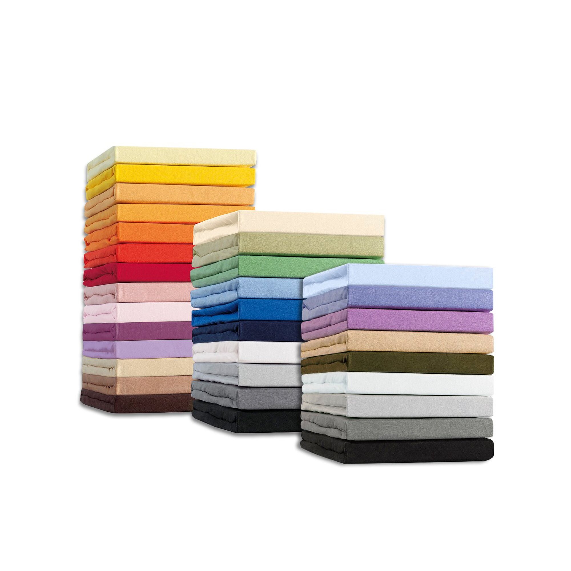 Formesse »Bella Donna« Jersey Topper Spannbetttuch La Piccola 0703 hellgrau / 90x200 cm