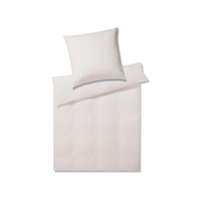 Elegante Mako-Satin Bettwäsche »Solid Stripe« Rose 3507-01 Bettwäsche / 155x200 cm / 80x80 cm Image