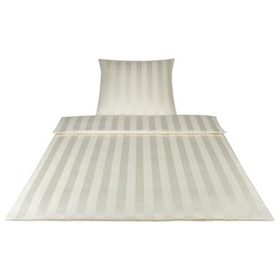 Elegante Mako-Satin Bettwäsche »Noblesse« Creme 2245-07 Bettwäsche / 155x220 cm / 80x80 cm