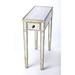 One Allium Way® Conley Mirrored End Table Wood/Mirrored in Brown/Gray/Yellow | 24.5 H x 10 W x 24 D in | Wayfair 9878381109A44ABC94743E594014318D