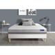 Ensemble matelas 90x190 actiflex soft 3zones de confort + sommier kit blanc