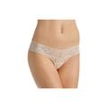 Hanky Panky Women's Petite Signature Lace Low Rise Thong White Thongs One Size - Brown -