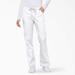 Dickies Women's Eds Signature Drawstring Cargo Scrub Pants - White Size Xxs (86206)