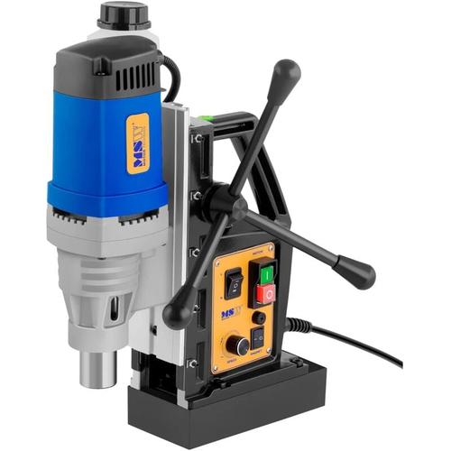 Magnetbohrmaschine Kernbohrmaschine Kernbohrer Magnet Bohrmaschine 1680 w MSW Blau