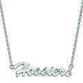 Women's Indiana Hoosiers Sterling Silver Script Necklace