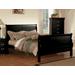 Louis Philippe III Queen Bed in Black - Acme Furniture 19500Q