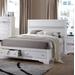 Naima Queen Bed w/ Storage in White - Acme Furniture 25770Q