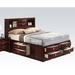 Ireland Eastern King Bed w/Storage in Espresso - Acme Furniture 21596EK
