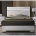 Naima II Eastern King Bed in White (High Gloss) - Acme Furniture 26767EK