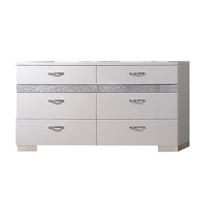 High Gloss Acme Furniture 26775, Acme Furniture Voeville Ii Platinum Dresser