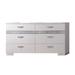 Naima II Dresser in White (High Gloss) - Acme Furniture 26775