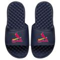 Men's ISlide Navy St. Louis Cardinals Personalized Primary Logo Slide Sandals