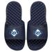 Men's ISlide Navy Tampa Bay Rays Personalized Alternate Logo Slide Sandals