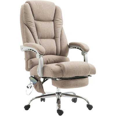 CLP - Bürostuhl Pacific Stoff mit Massagefunktion taupe