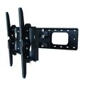 Symple Stuff Claudette Full Motion Articulating/Extending Arm Wall Mount Holds up to 176 lbs, Steel in Black | 19.7 H x 36 W in | Wayfair