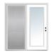 Verona Home Design Clear Prehung Patio Door Metal | 80 H x 60 W x 1.75 D in | Wayfair ZZ20500R