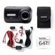 Nextbase 322GW Dash Cam, Hard Wiring Kit, Class 10 U3 64GB SD Card & Case included - Full 1080p/60fps HD In Car Camera- Wifi-Bluetooth-GPS- Intelligent Parking Mode- Emergency SOS response- G-Sensor