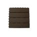 EP Decking 12" x 12" Composite Interlocking Deck Tile Composite in Brown | 0.8 H x 12 W in | Wayfair LHMT047-T02