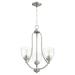 Quorum International Barkley 18 Inch 3 Light Mini Chandelier - 6069-3-265